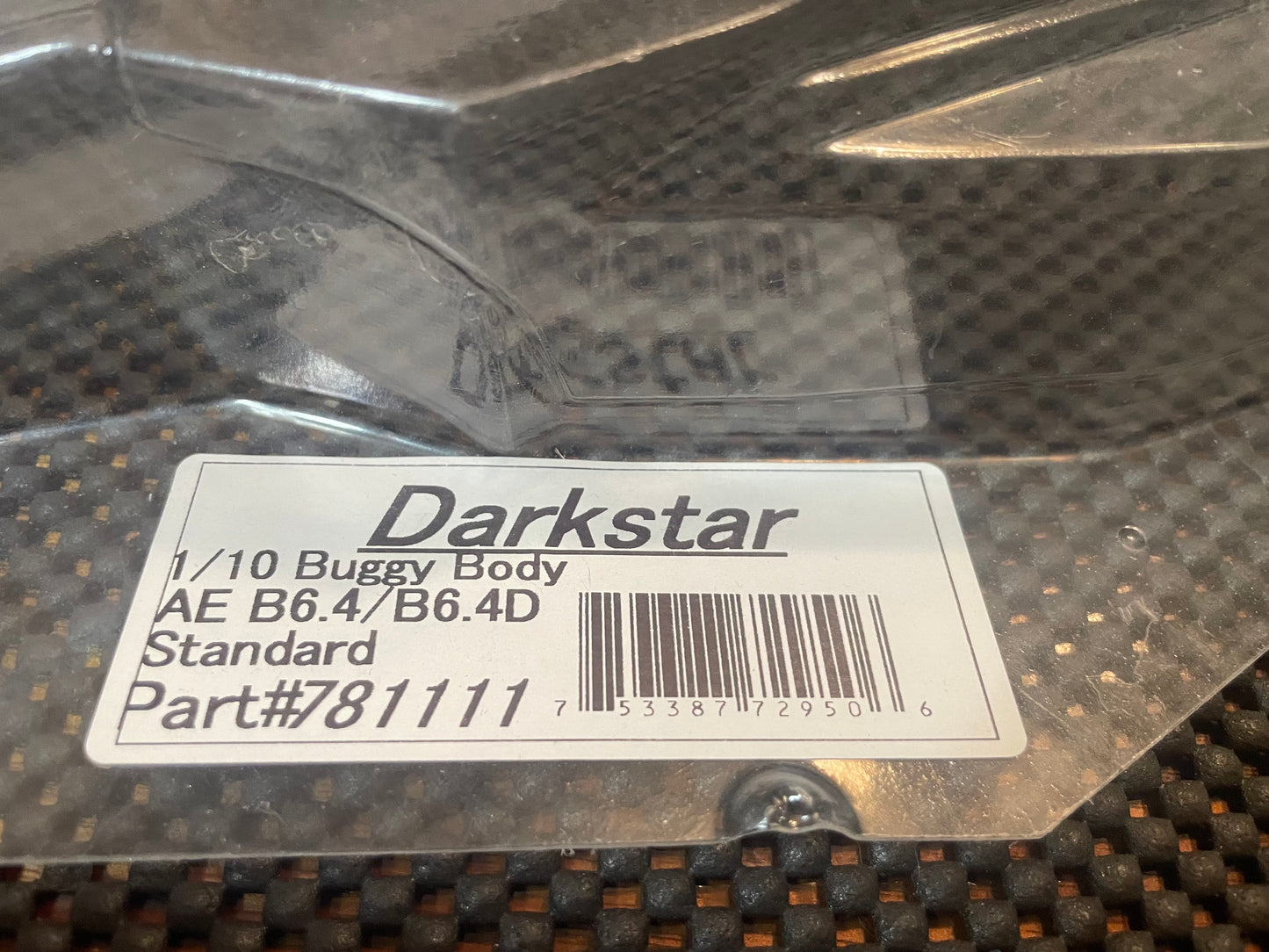 Darkstar B6.4 B6.4D Body Shell Clear