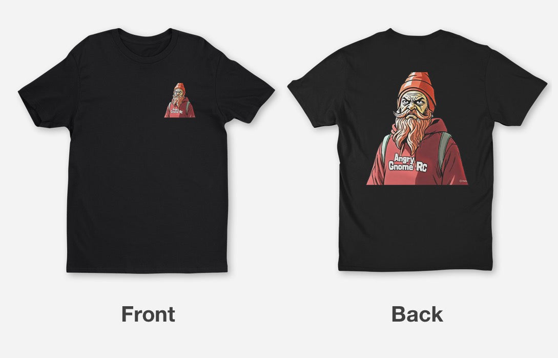 Angry Gnome T-Shirt Double Sided