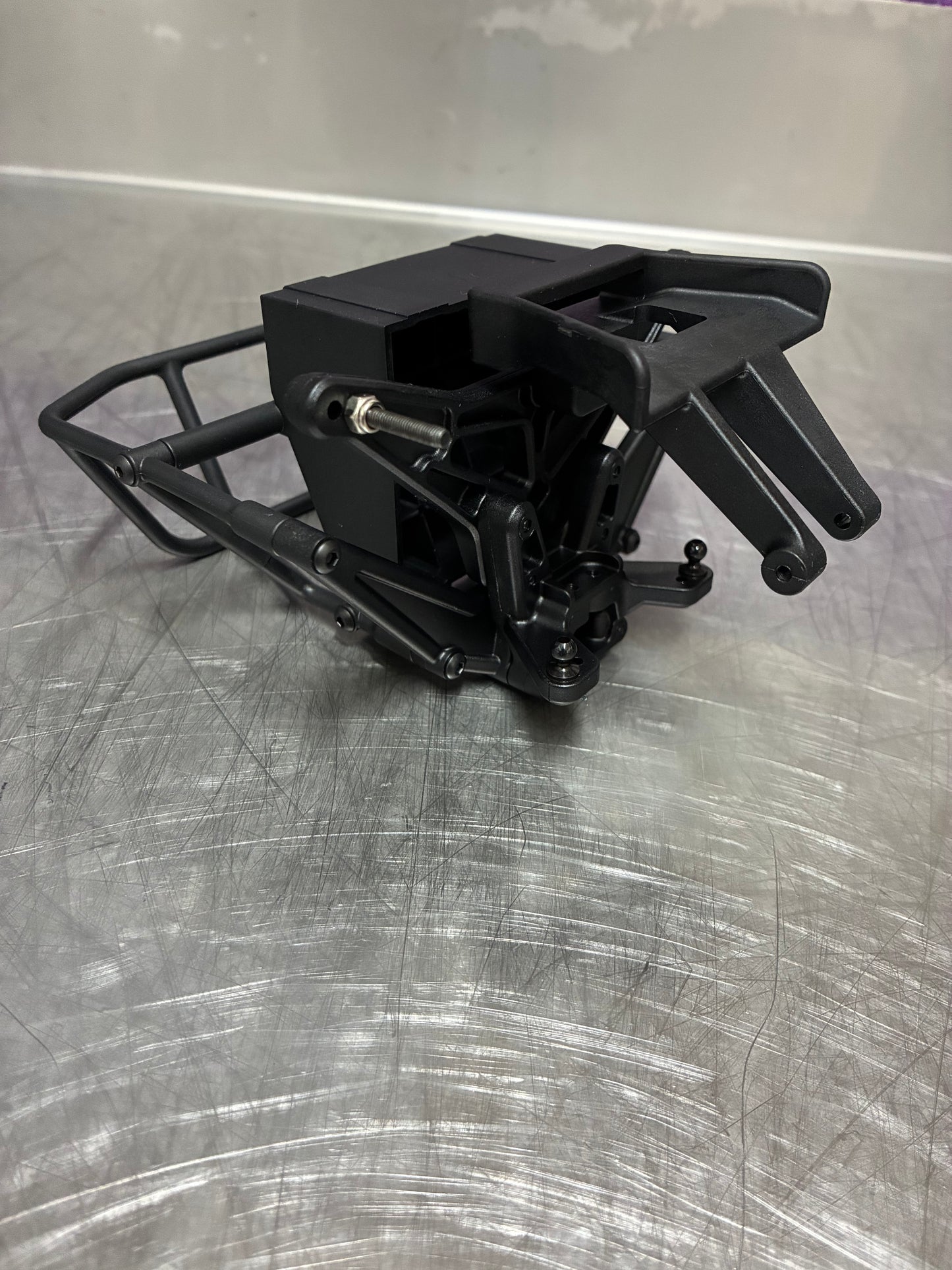 Losi Dirt Late Model Rear Bumper, Shock Tower, Body Mount, & Bulkhead Assembly
