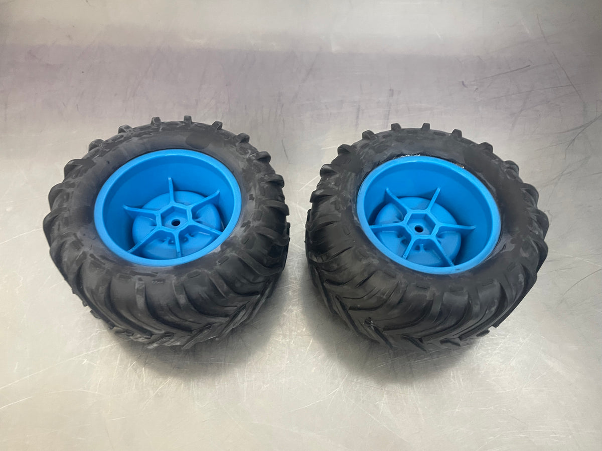 ARRMA Gorgon Tire & Blue Wheel pair