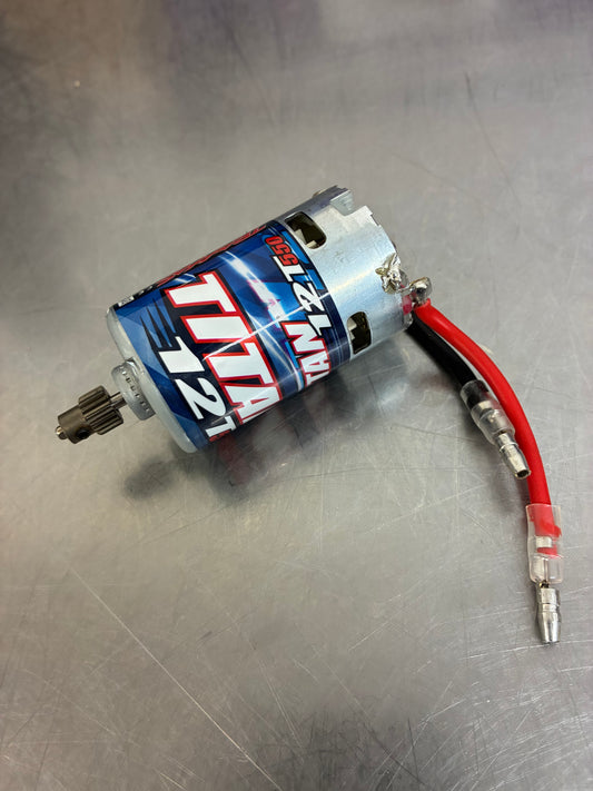 Traxxas 12T Titan 550 Brushed Motor 12 Turn Mudboss 16 pinion