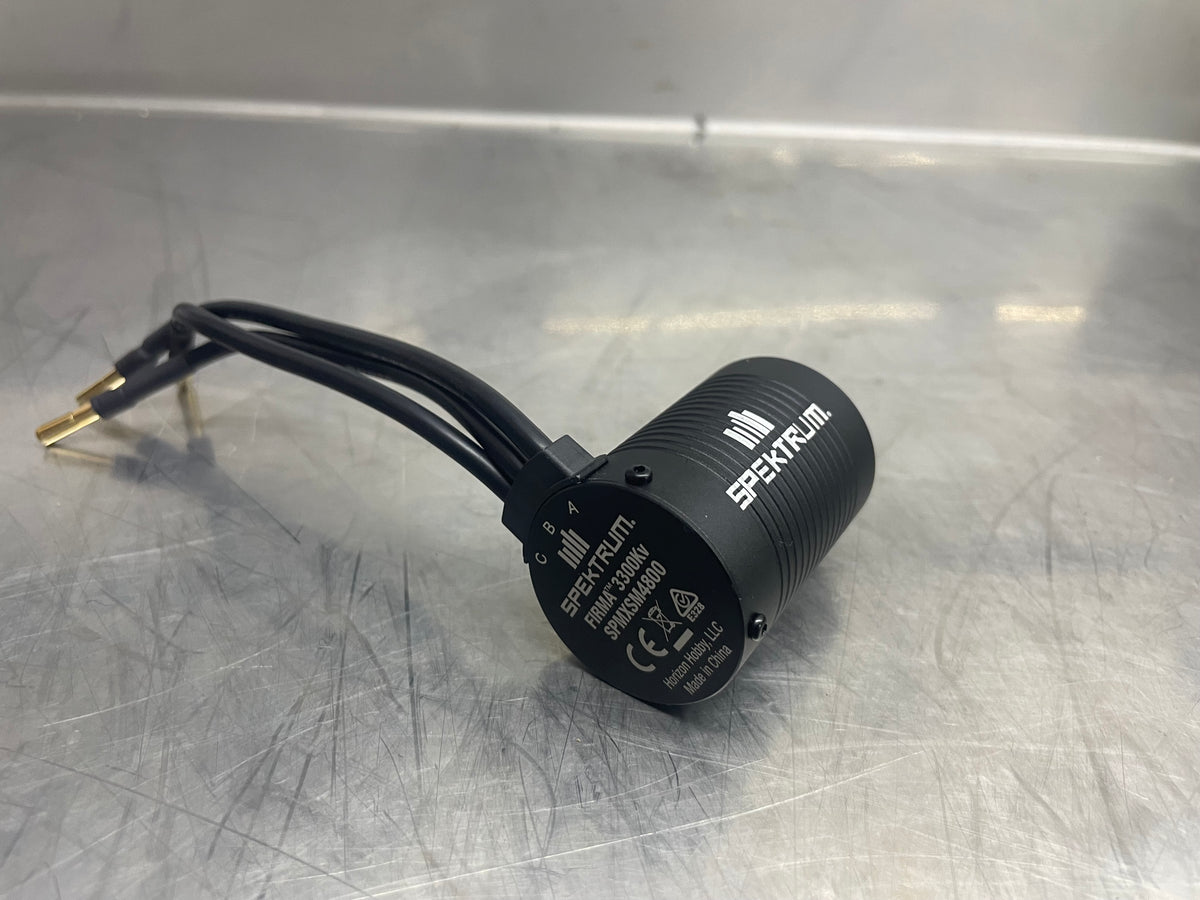 Losi Sprint/Dirt Late Model Brushless Motor Spektrum 3300KV w 20 Tooth Pinion