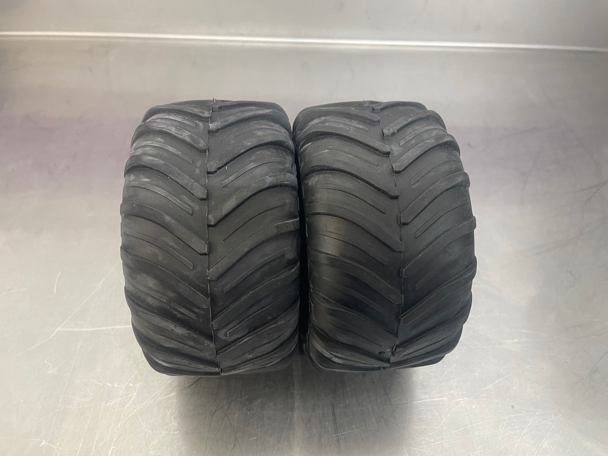 ARRMA Gorgon Tire & Blue Wheel pair