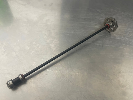 Losi NASCAR / ALM Driveshaft Assembly With Metal Spur Gear 59T