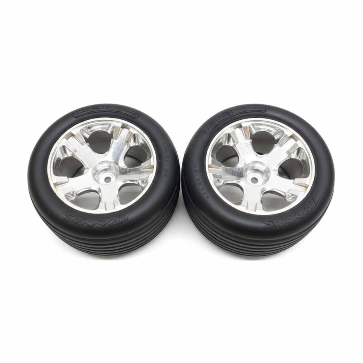 USED Traxxas Rustler Front Tire & Wheels 2.8”