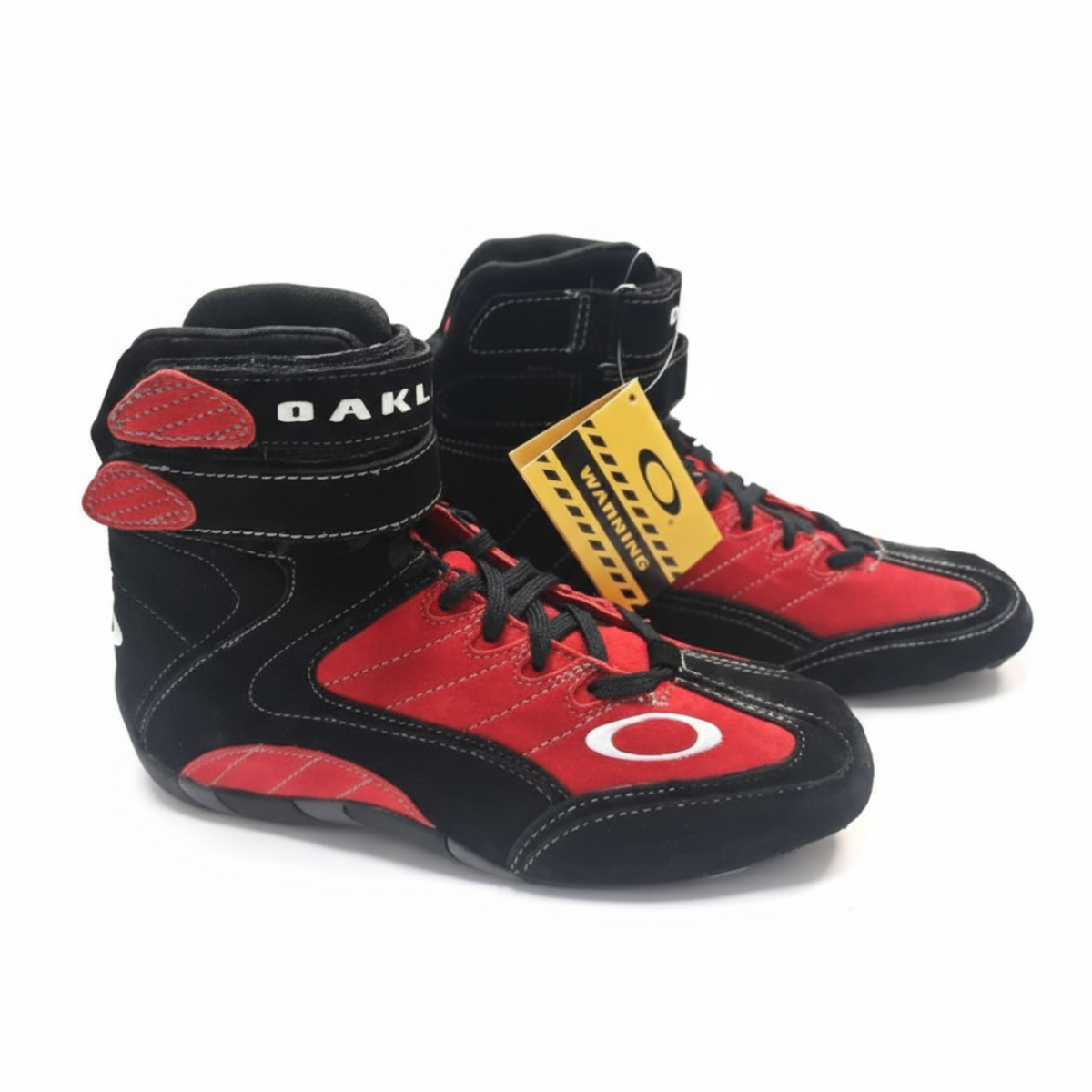 Oakley 11086-400 Race Boot Mens Size 6.5 Red Suede Auto Racing Shoe CarbonX SFI 3.3/5