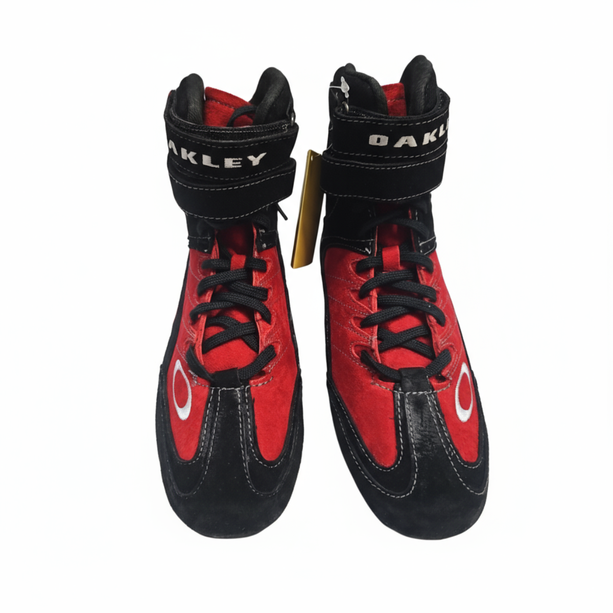 Oakley 11086-400 Race Boot Mens Size 6.5 Red Suede Auto Racing Shoe CarbonX SFI 3.3/5