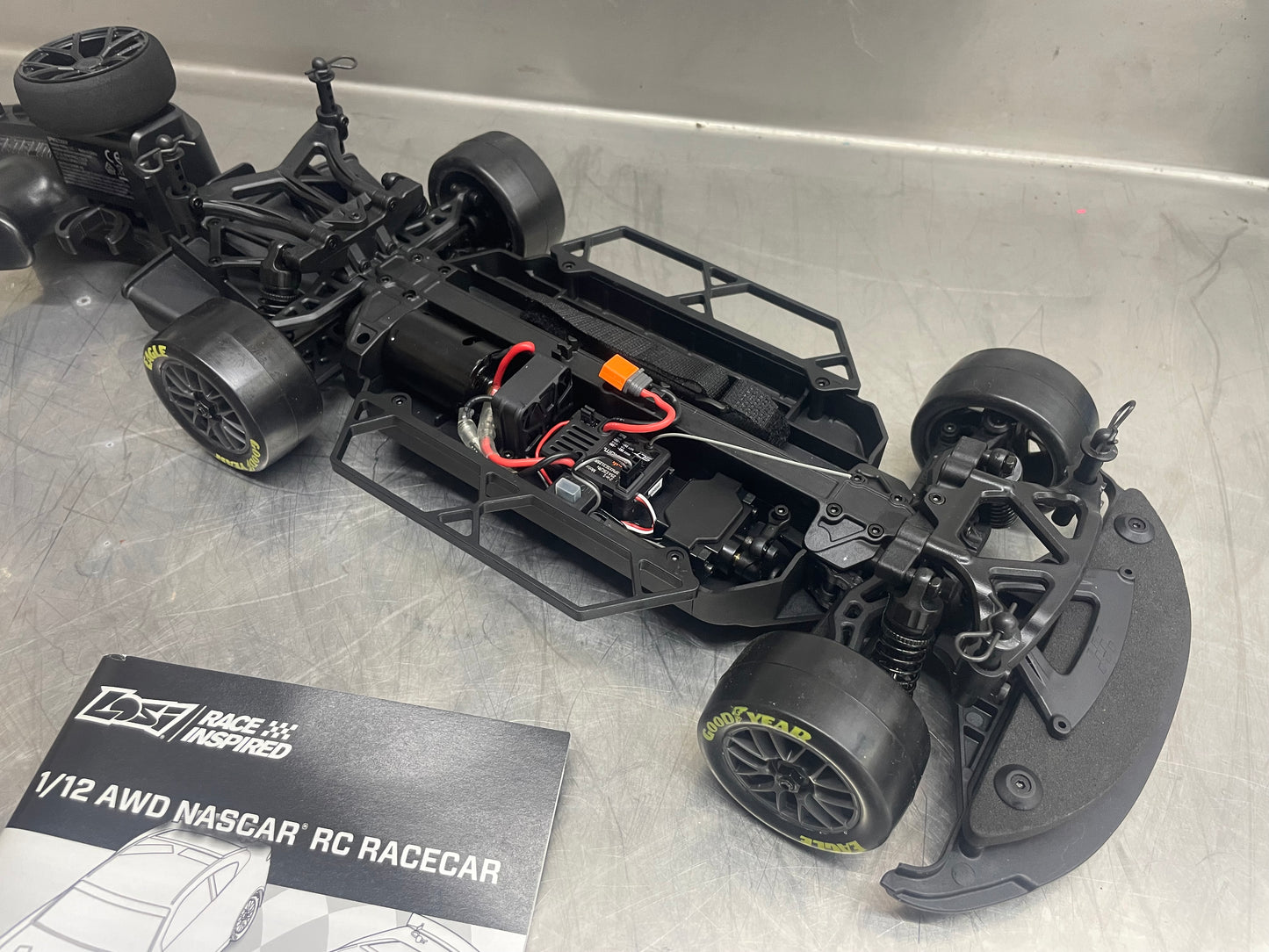 Losi NASCAR Complete Car Less Body, Batteries, & Charger 2025