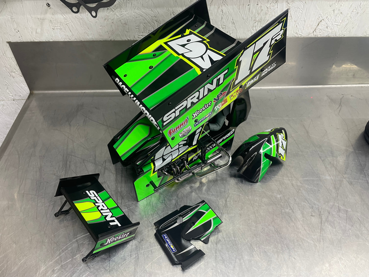 Losi Sprint Complete Body, Wing, Cage, & Driver kit