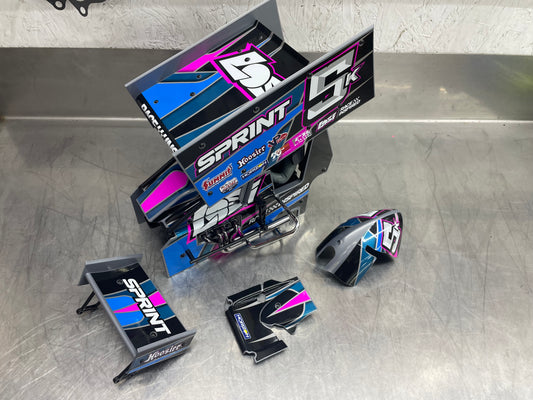 Losi Sprint Complete Body, Wing, Cage, & Driver kit