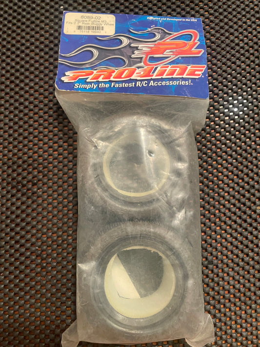 Proline 2.2 Buggy Rear Tire Set M3 Square Fuzzie