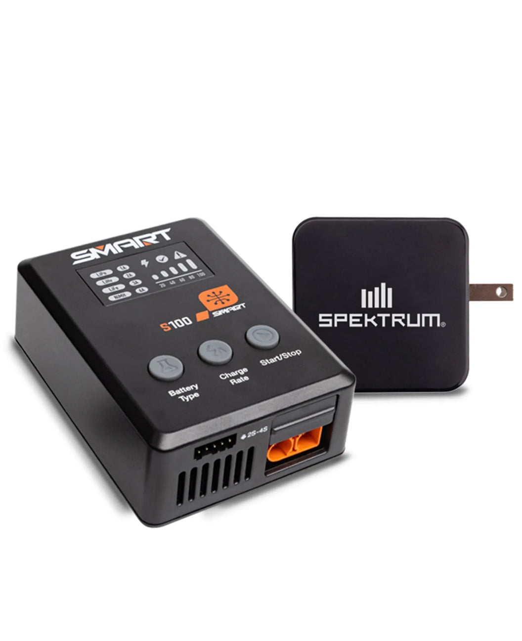 Spektrum S100 1x100W USB-C Smart Battery Charger, 65W USB-C GaN Power Supply Combo