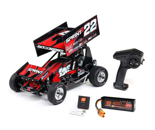 Losi Sprint 1/10 22S 2WD Brushless RTR (Battery & Charger Included), Red LOS-2359