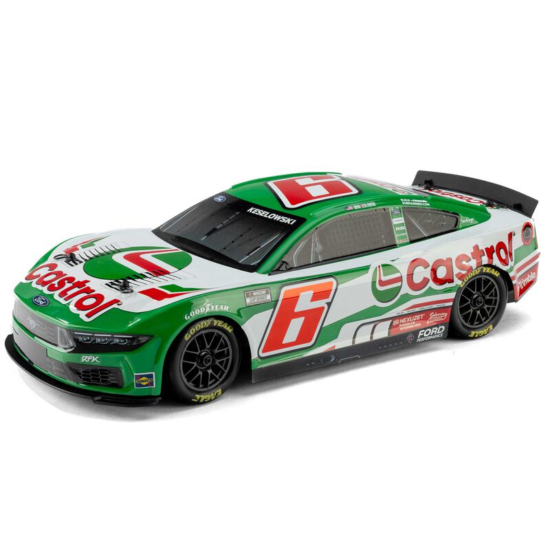 PREORDER Losi NASCAR 1/12 Brad Keselowski No. 6 2026 Castrol Ford Mustang Body