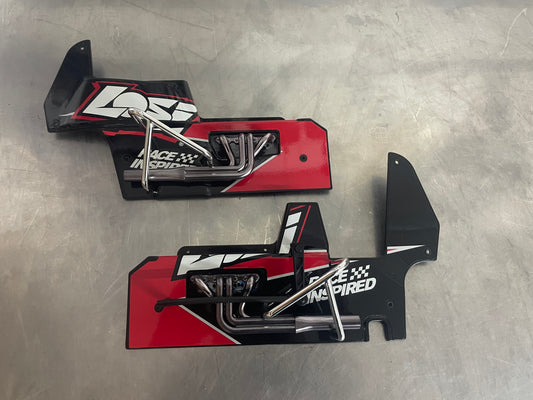 Losi Sprint Left & Right Body Side Panel Assemblies.