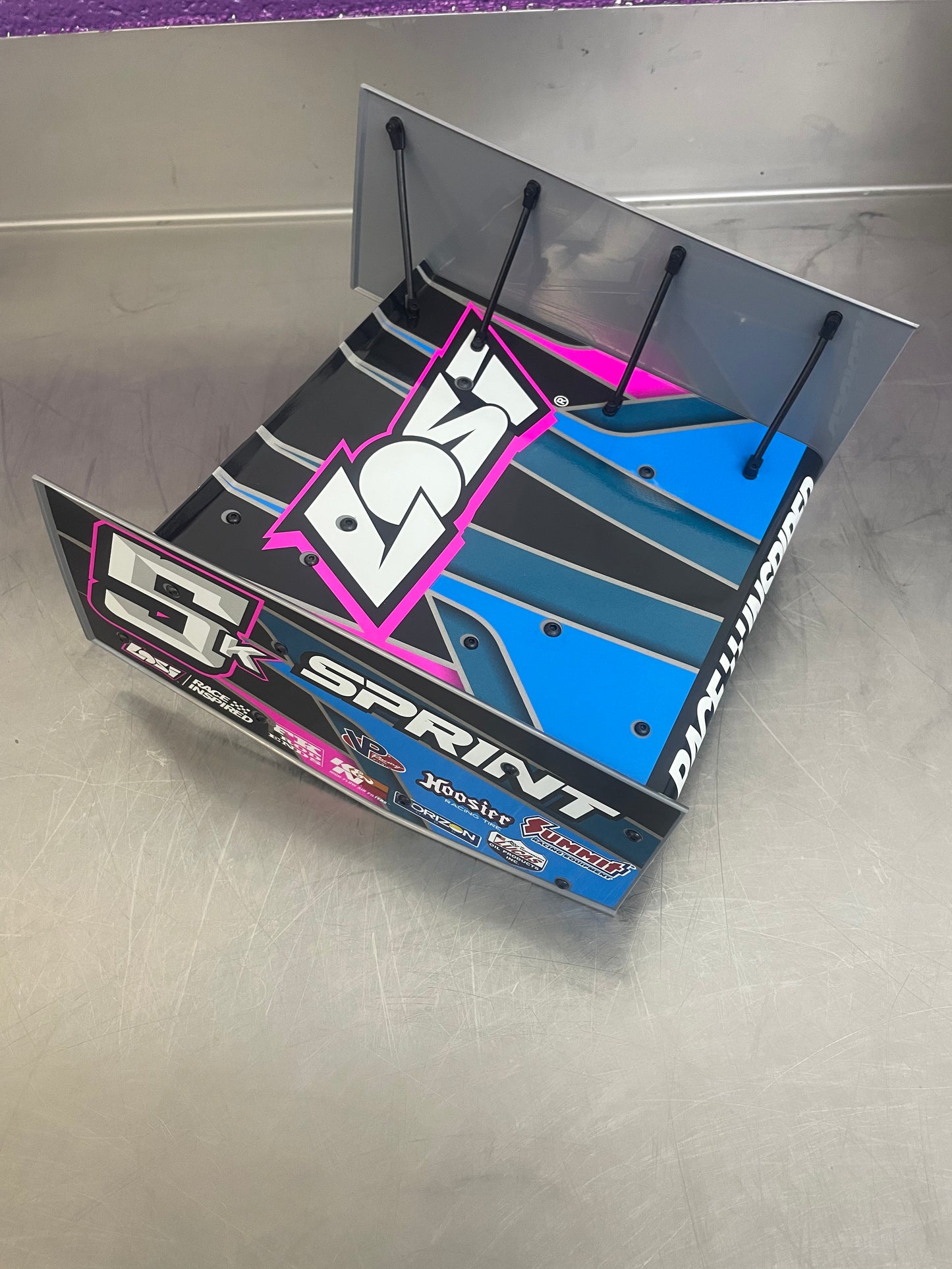 Losi Sprint Complete Top Wing Assembly With Mount