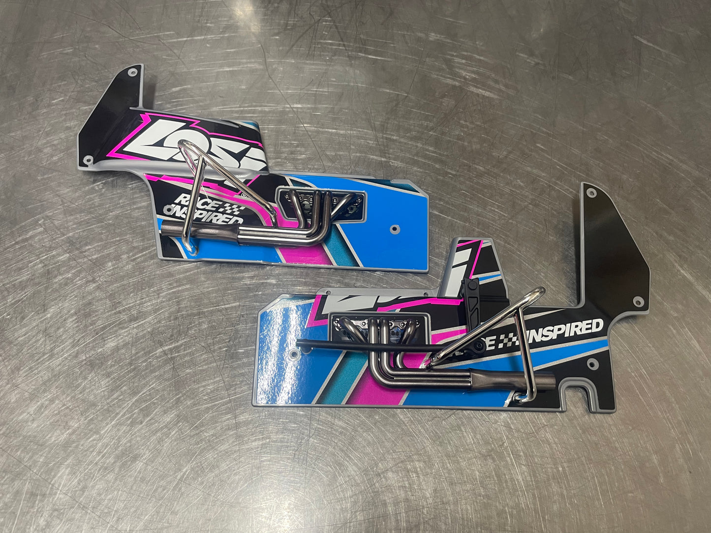 Losi Sprint Left & Right Body Side Panel Assemblies.